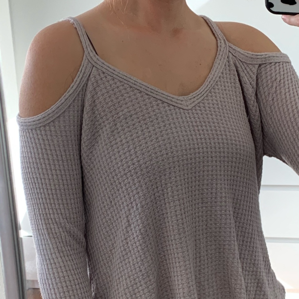 Comfy off the shoulder shirt